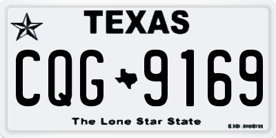 TX license plate CQG9169