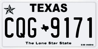 TX license plate CQG9171