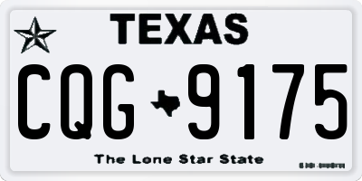 TX license plate CQG9175
