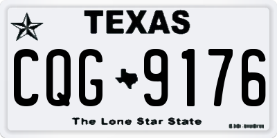 TX license plate CQG9176