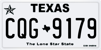 TX license plate CQG9179