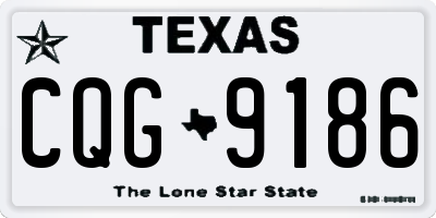 TX license plate CQG9186