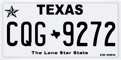 TX license plate CQG9272