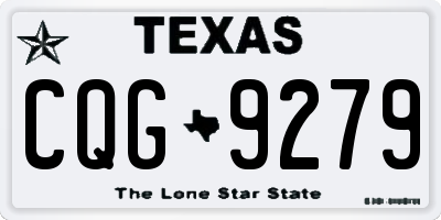 TX license plate CQG9279