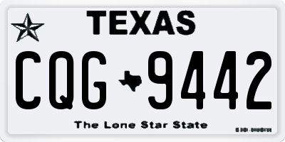 TX license plate CQG9442