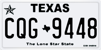 TX license plate CQG9448