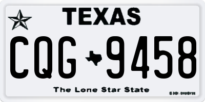 TX license plate CQG9458