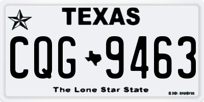 TX license plate CQG9463