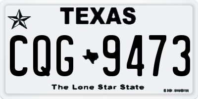 TX license plate CQG9473