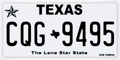 TX license plate CQG9495