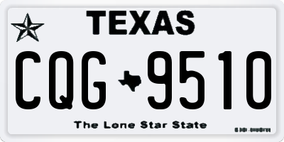 TX license plate CQG9510