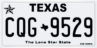 TX license plate CQG9529