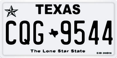 TX license plate CQG9544