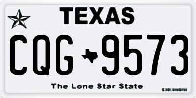 TX license plate CQG9573
