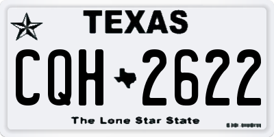TX license plate CQH2622