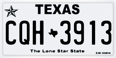 TX license plate CQH3913
