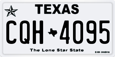 TX license plate CQH4095