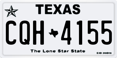 TX license plate CQH4155