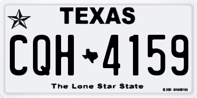 TX license plate CQH4159