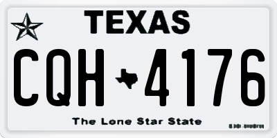 TX license plate CQH4176