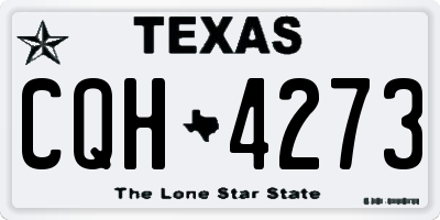 TX license plate CQH4273