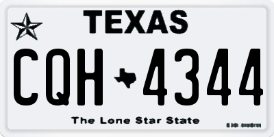 TX license plate CQH4344