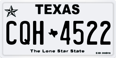 TX license plate CQH4522