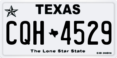 TX license plate CQH4529
