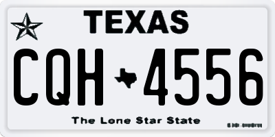 TX license plate CQH4556