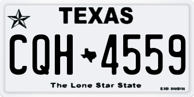 TX license plate CQH4559