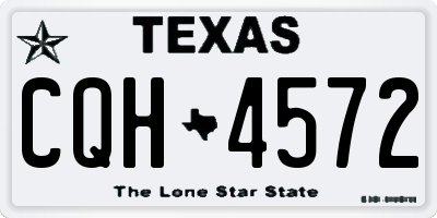 TX license plate CQH4572