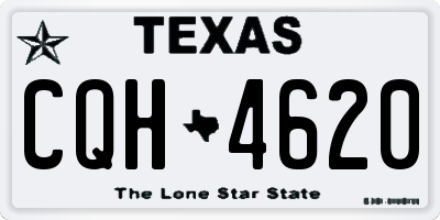 TX license plate CQH4620