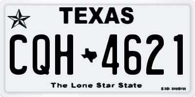 TX license plate CQH4621