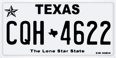 TX license plate CQH4622