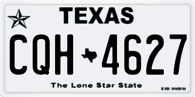 TX license plate CQH4627