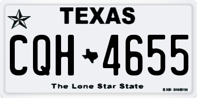 TX license plate CQH4655