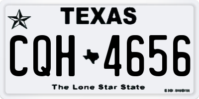TX license plate CQH4656