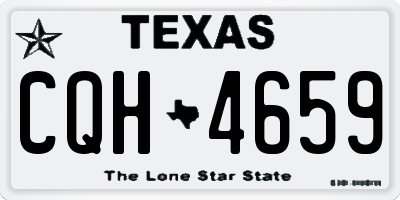 TX license plate CQH4659