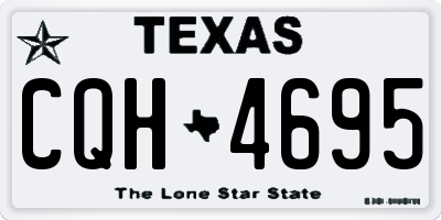TX license plate CQH4695