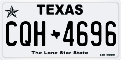 TX license plate CQH4696