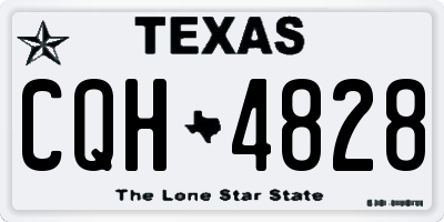 TX license plate CQH4828