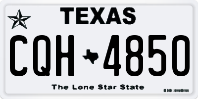 TX license plate CQH4850