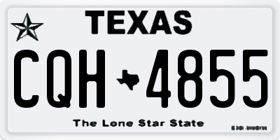 TX license plate CQH4855