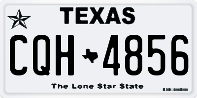 TX license plate CQH4856