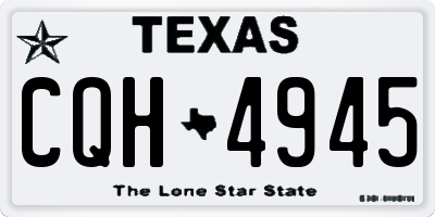 TX license plate CQH4945