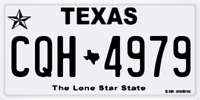 TX license plate CQH4979