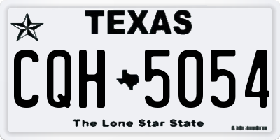 TX license plate CQH5054