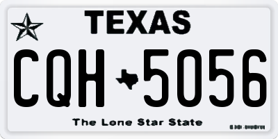 TX license plate CQH5056