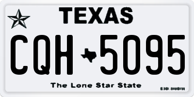 TX license plate CQH5095