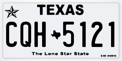 TX license plate CQH5121